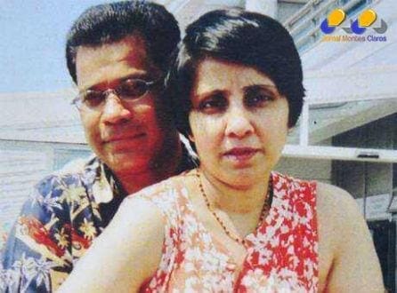 A enfermeira e o marido, que diz ainda não ter perdoado a "brincadeira" da rádio