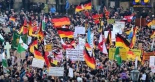 Manifestantes se unem contra o islã em Dresden, leste da Alemanha