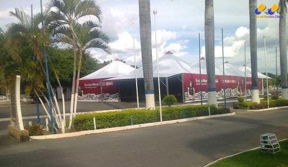 Norte de Minas - Taiobeiras recebe a tenda da Escola Móvel SESI/SENAI