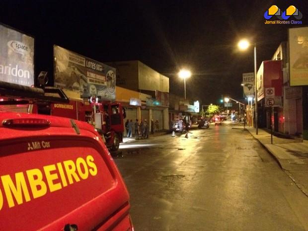 Montes Claros - Vazamento de gás em restaurante mobiliza Corpo de Bombeiros