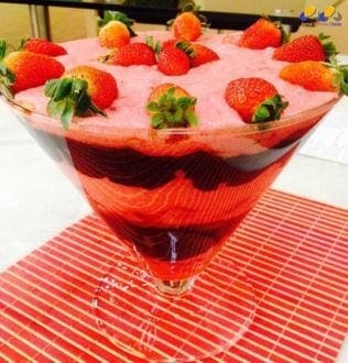 Gastronomia - Receita de morango e chocolate