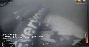 Imagens recolhidas “mostram parte da asa e das letras na fuselagem”