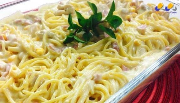 Gastronomia - Receita de Espaguete à Delícia