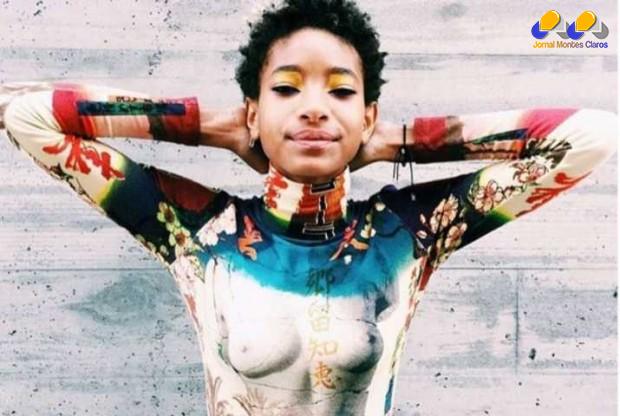 A foto que simula nudez de Willow Smith causou polêmica na internet