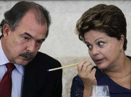 Presidente Dilma Rousseff e ministro Mercadante