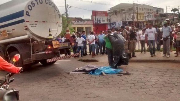 Norte de Minas - Caminhão mata mulher ao passar por cima dela em Salinas