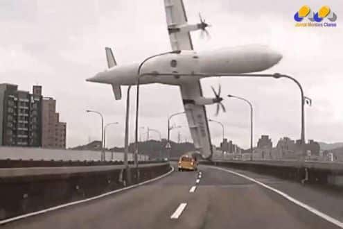 Ásia - Piloto taiwanês morreu tentando controlar a aeronave
