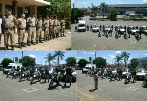 Norte de Minas - 11ª RPM homenageia policiais militares que se destacaram no cumprimento das metas do pgi e entrega viaturas às unidades