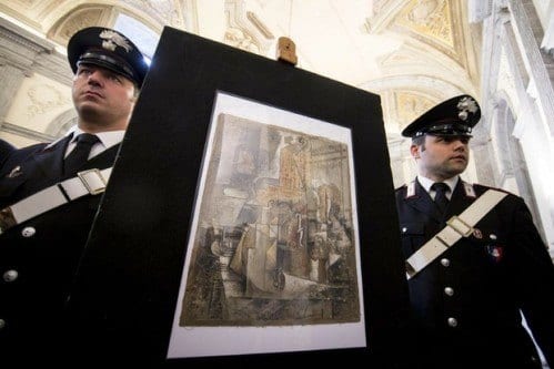 Europa - Polícia italiana apreende quadro de Picasso avaliado em 15 milhões de euros
