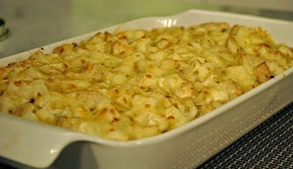 Receita de Espaguete gratinado