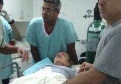 Huck acompanha Angélica na Santa Casa de Campo Grande