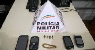 Materiais apreendidos com os menores em conflito com a lei em 04/05/2015