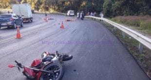 MG - Casal morre em batida entre moto e ambulância