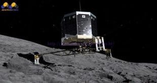 Robô Philae "acorda" sobre a superfície do cometa