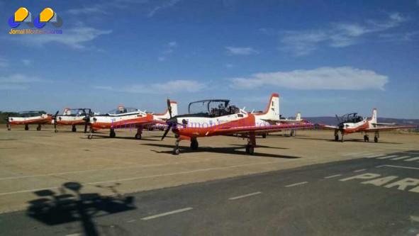 Montes Claros - Esquadrão de Cometa da Força Aérea Brasileira, passa em Montes Claros