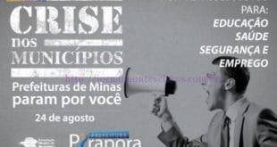 Norte de Minas - Prefeituras do Norte de Minas fecharam ás portas no próximo dia 24/08