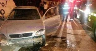 Montes Claros - Carro tomba e deixa uma menina de nove anos ferida no bairro Jaraguá