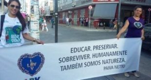 Montes Claros - LBV participa das ações de uma Blitz Ecológica