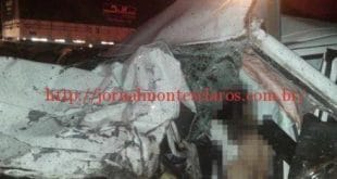 Montes Claros - Acidente deixa um jovem morto na BR-365 próximo a ponte Branca