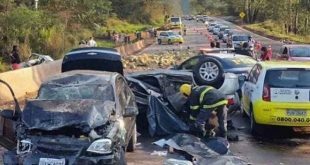 Acidente na BR-040 deixou seis mortos na tarde de segunda-feira