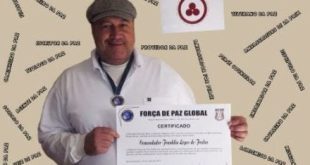 Voluntário da ONU, o mineiro vem sendo reconhecido pelas atividades desenvolvidas nas áreas sociocultural e humanitária / Foto: Arquivo recordista