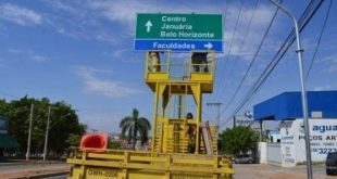 Montes Claros - Ruas e avenidas da cidade começam a ganhar nova sinalização