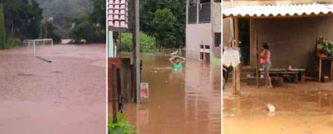 MG - Sobe para dez cidades mineiras em situação de emergência por causa da chuva
