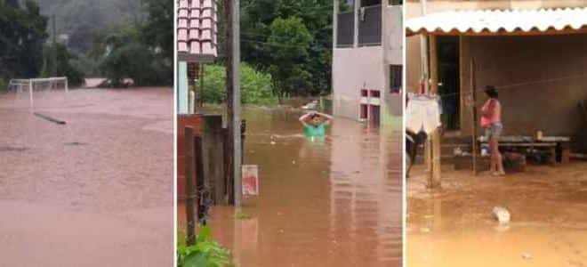 MG - Sobe para dez cidades mineiras em situação de emergência por causa da chuva