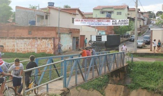 Montes Claros - Construção de ponte vai solucionar antigos problemas dos bairros Cintra e Santa Rita