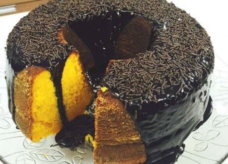 Gastronomia - Receita de Bolo de cenoura com cobertura de chocolate