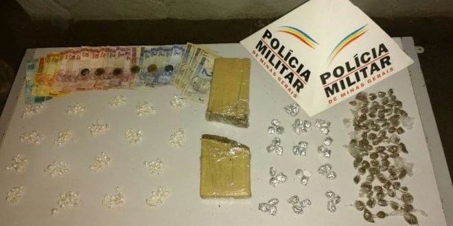 Montes Claros - PM prende homens por tráfico de drogas no bairro Vila São Francisco de Assis