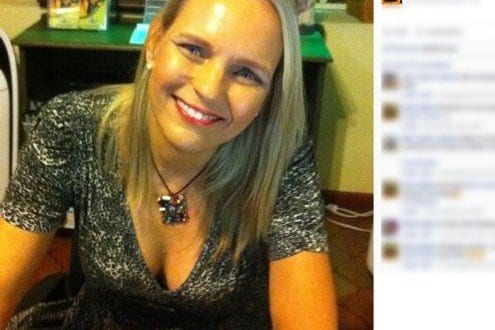 A brasileira Dulce Blank, sobrevivente de um naufrágio no mar do Caribe (Foto: Reprodução/Facebook)