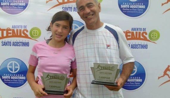 Tenista norte-mineira conquista bicampeonato nacional e passa a integrar Seleção brasileira de base