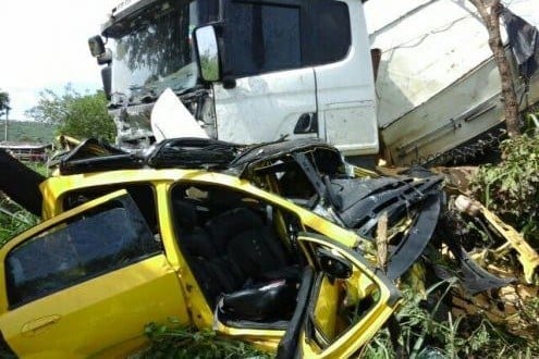 Montes Claros - Grave acidente deixa uma pessoa morta na BR-365 em Montes Claros