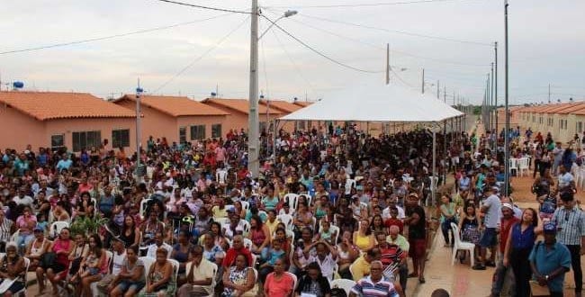 Sorteio dos endereços das 485 casas populares do Residencial Morada do Sol (Conjunto Shekinah), que foram sorteadas em 2015