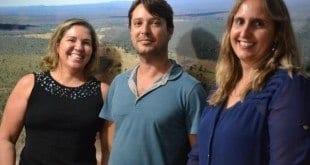 Pesquisadores - Maria das Dores - Mário Marcos e Yule Roberta - Crédito CHRISTIANO JILVAN