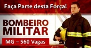 Concursos - Termina nesta sexta-feira (26/02) o prazo de inscrição para concurso dos bombeiros de Minas Gerais
