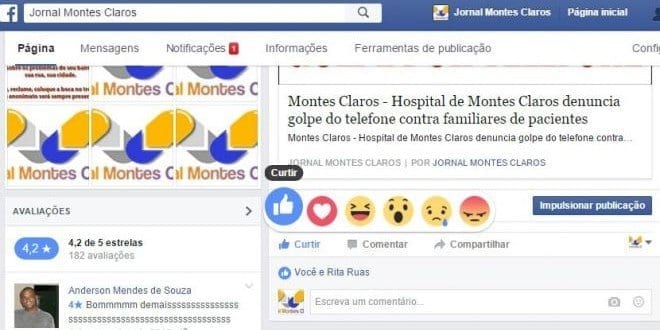 Facebook libera botões "reações" para os usuários brasileiros