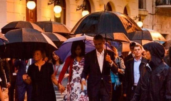 O presidente norte-americano, Barack Obama, e sua família passeiam por Havana Foto: Marcelino Vasquez Hernandez/Agência Cubana de Notícias
