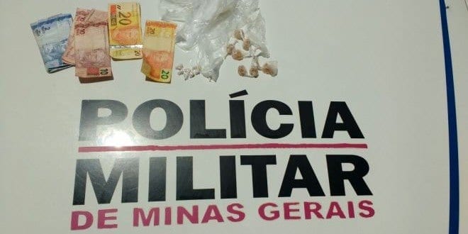 Montes Claros - Polícia Militar prende homem por tráfico de drogas no bairro Conferência Cristo Rei
