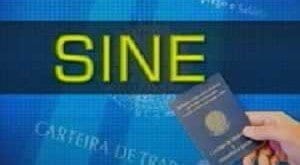 Vagas do Sine em Montes Claros – 08/03/2016