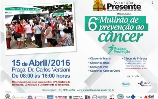 Montes Claros - 6º Mutirão de Prevenção ao Câncer
