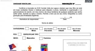 Montes Claros - Corrida Rústica Escolar Volta da Lagoa acontecerá dia 14 de maio