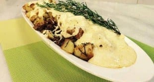 Gastronomia - Receita de Filé com batatas e queijo