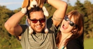 Eduardo Giansante, Mah Marra e Danone, beagle mascote do casal