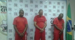 Norte de Minas - Trio suspeito de homicídio é preso em Manga