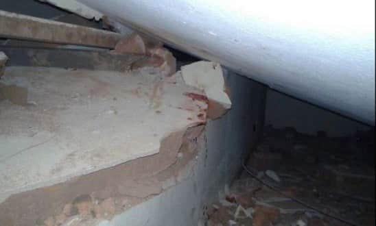 MG - Homem fica ferido após desmoronamento de casa