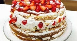 Gastronomia - Receita de Naked Cake