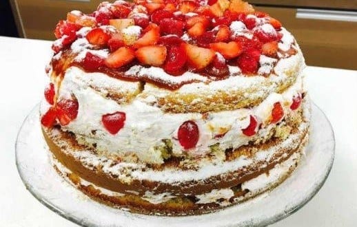 Gastronomia - Receita de Naked Cake