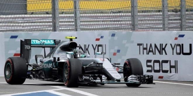 F1 - Rosberg é pole na Rússia e iguala marca de Piquet e Lauda